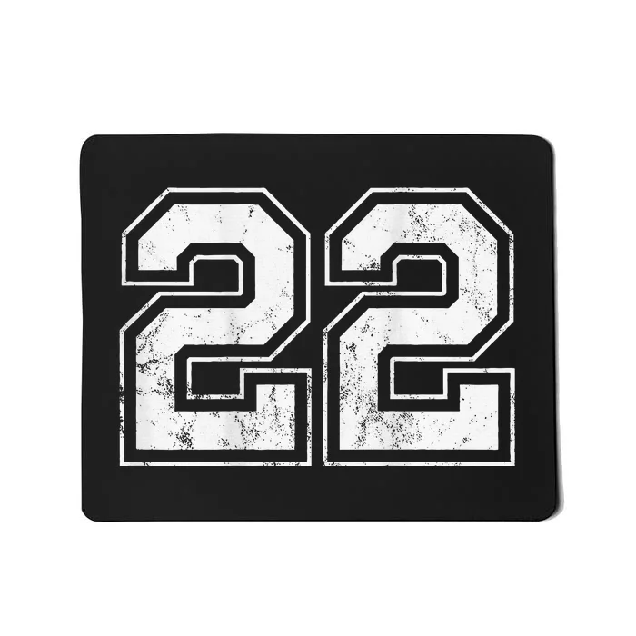 Number 22 On The Back Mousepad