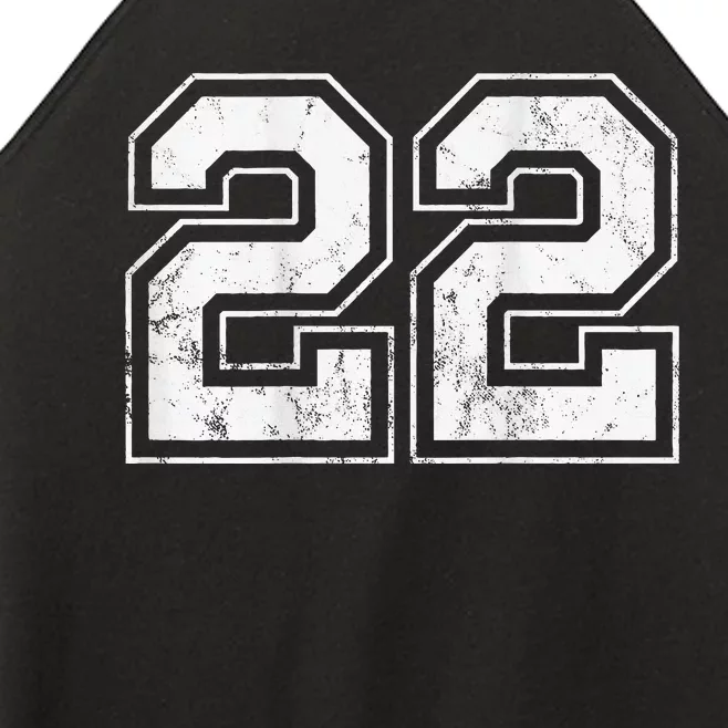 Number 22 On The Back Women’s Perfect Tri Rocker Tank