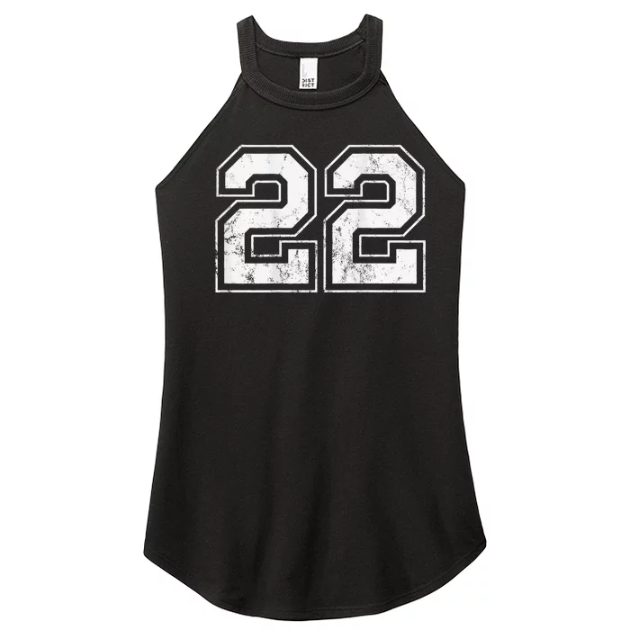 Number 22 On The Back Women’s Perfect Tri Rocker Tank