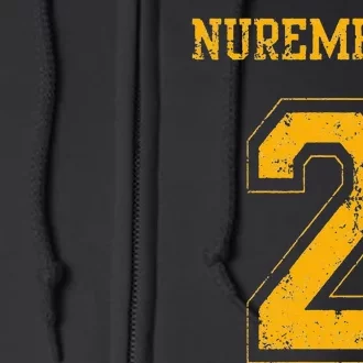 Nuremberg 2 Sports Jersey Style Full Zip Hoodie