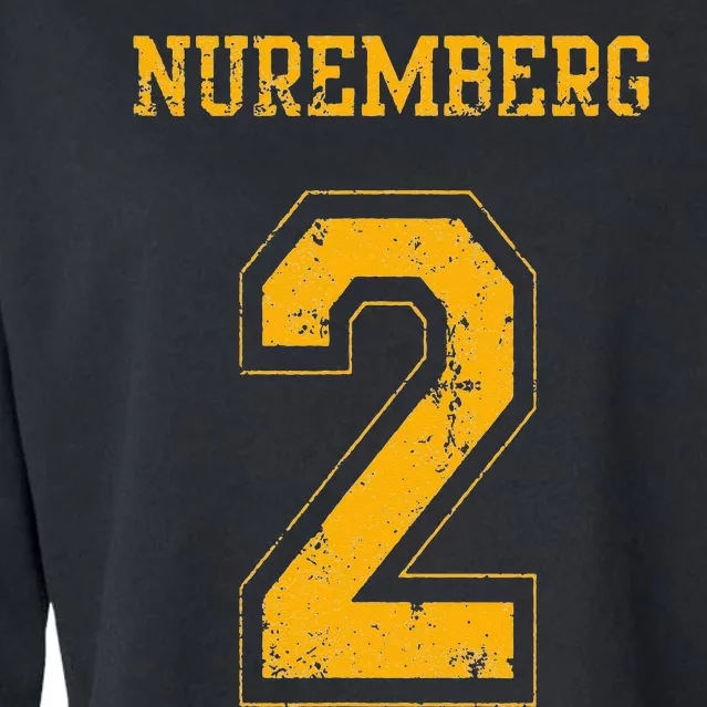 Nuremberg 2 Sports Jersey Style Cropped Pullover Crew