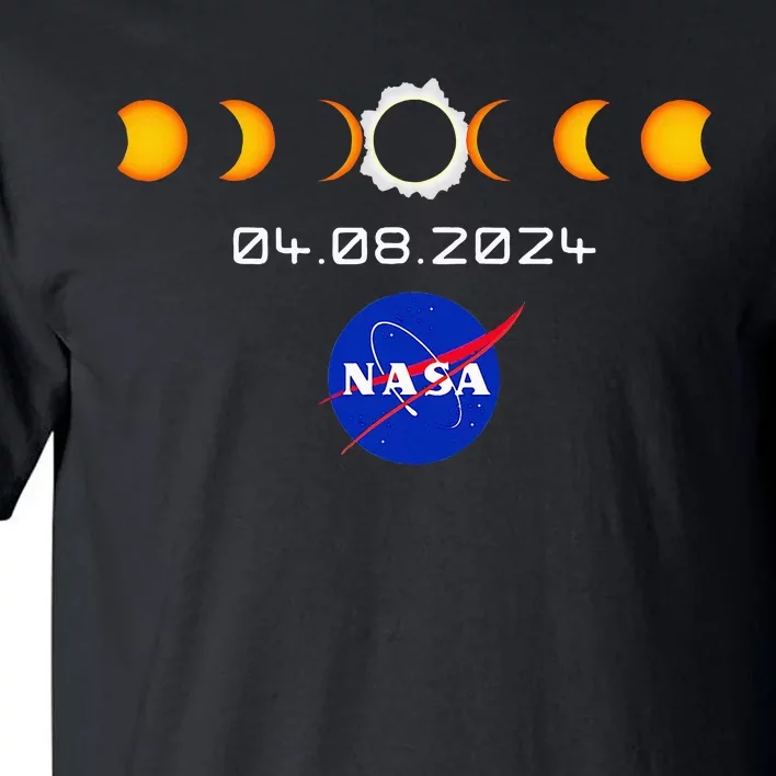 Nas.A 2024 Total Solar Eclipse 2024 Totality 04.08.24 Tall T-Shirt