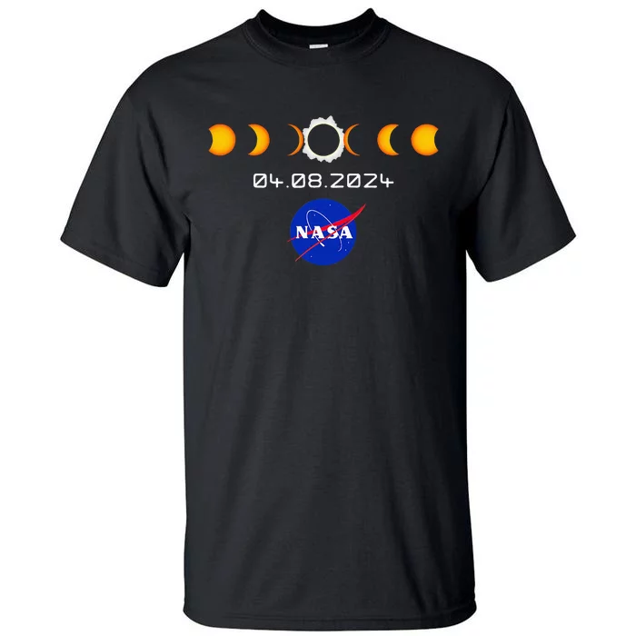 Nas.A 2024 Total Solar Eclipse 2024 Totality 04.08.24 Tall T-Shirt