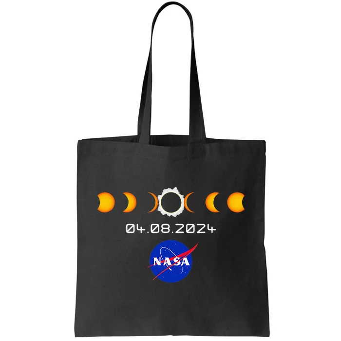 Nas.A 2024 Total Solar Eclipse 2024 Totality 04.08.24 Tote Bag