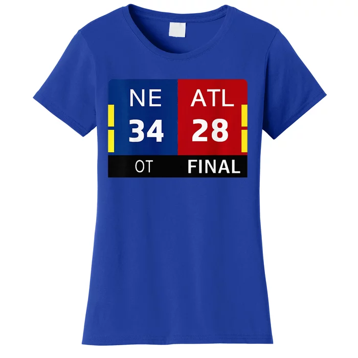 Ne 3 At 28 Football New England Comeback Never Forget Women's T-Shirt