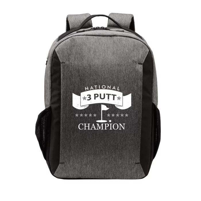 National 3 Putt Champion Golfing Vector Backpack