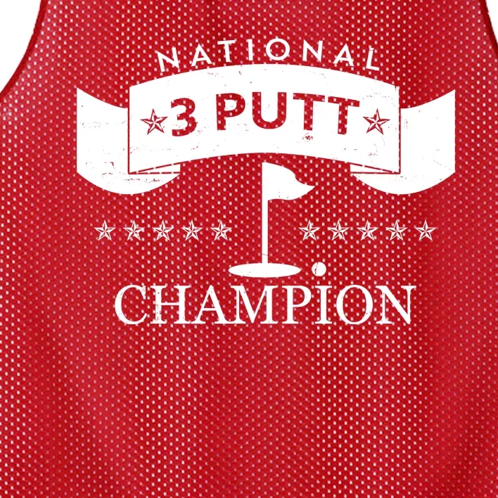 National 3 Putt Champion Golfing Mesh Reversible Basketball Jersey Tank