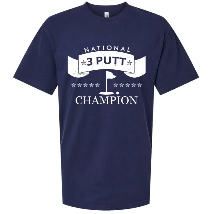 National 3 Putt Champion Golfing Sueded Cloud Jersey T-Shirt