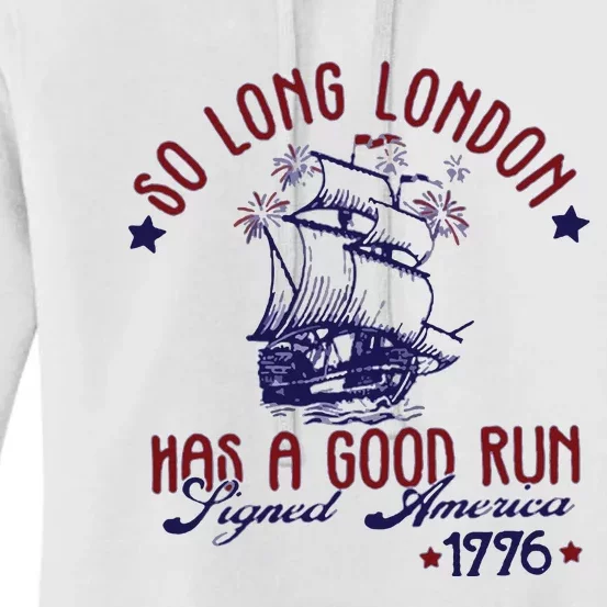 New 4th Of July So Long London Women's Pullover Hoodie