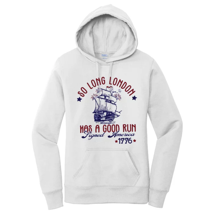 New 4th Of July So Long London Women's Pullover Hoodie