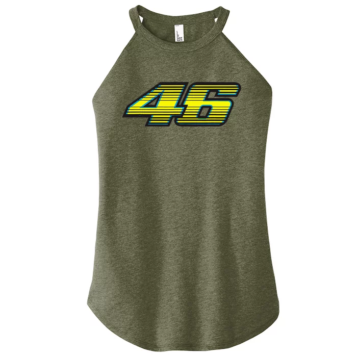 Number 46 Superbike Racing Number Women’s Perfect Tri Rocker Tank