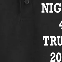 Niggas 4 Trump 2024 Dry Zone Grid Performance Polo