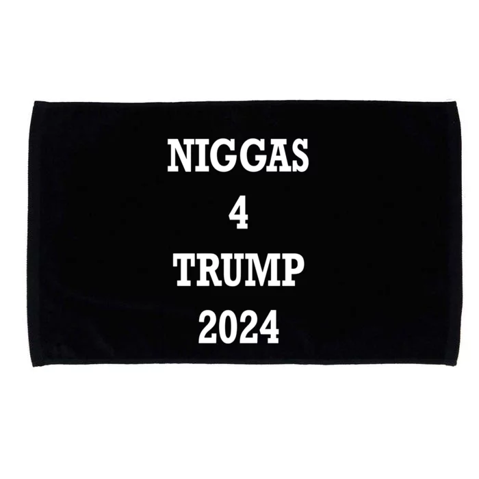 Niggas 4 Trump 2024 Microfiber Hand Towel