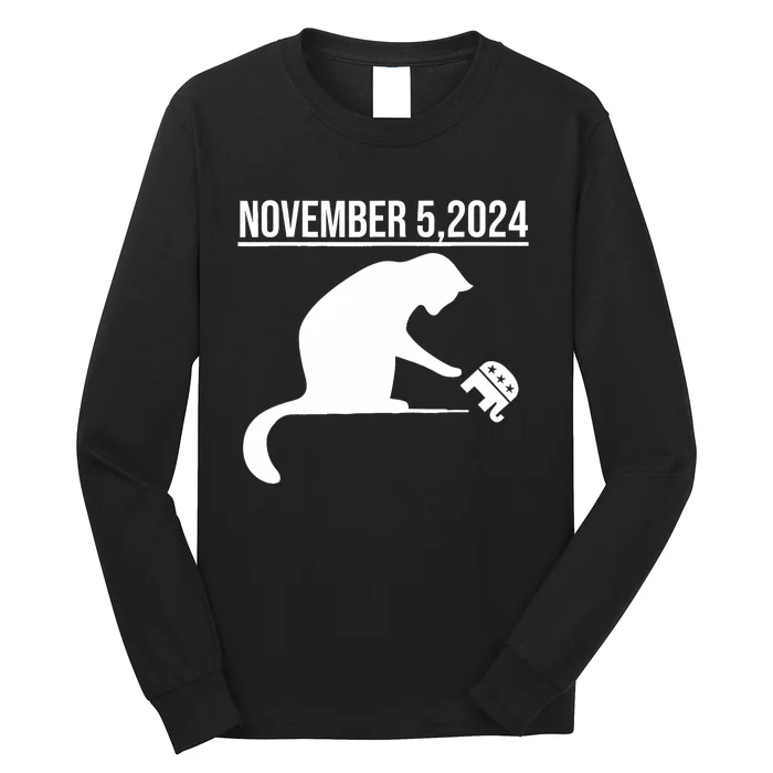 November 5 2024 The Revenge Of The Cat Ladies Long Sleeve Shirt