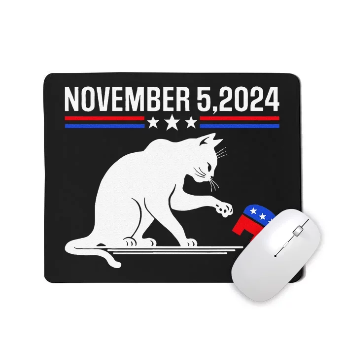 November 5 2024 The Revenge Of The Cat Ladies Meme Kamala Mousepad