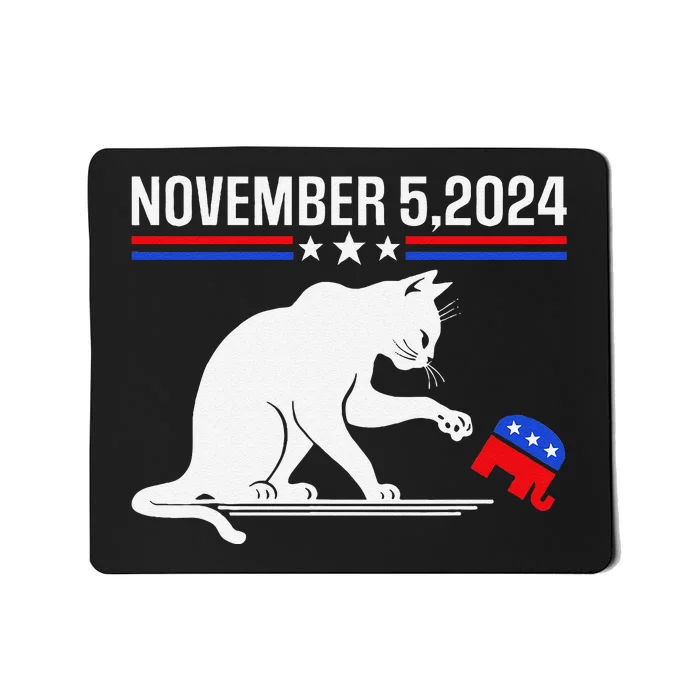 November 5 2024 The Revenge Of The Cat Ladies Meme Kamala Mousepad