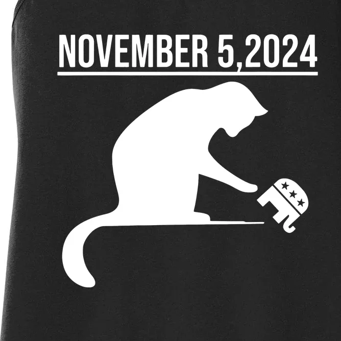 November 5 2024 The Revenge Of The Cat Ladies Cats Kamala Women's Racerback Tank