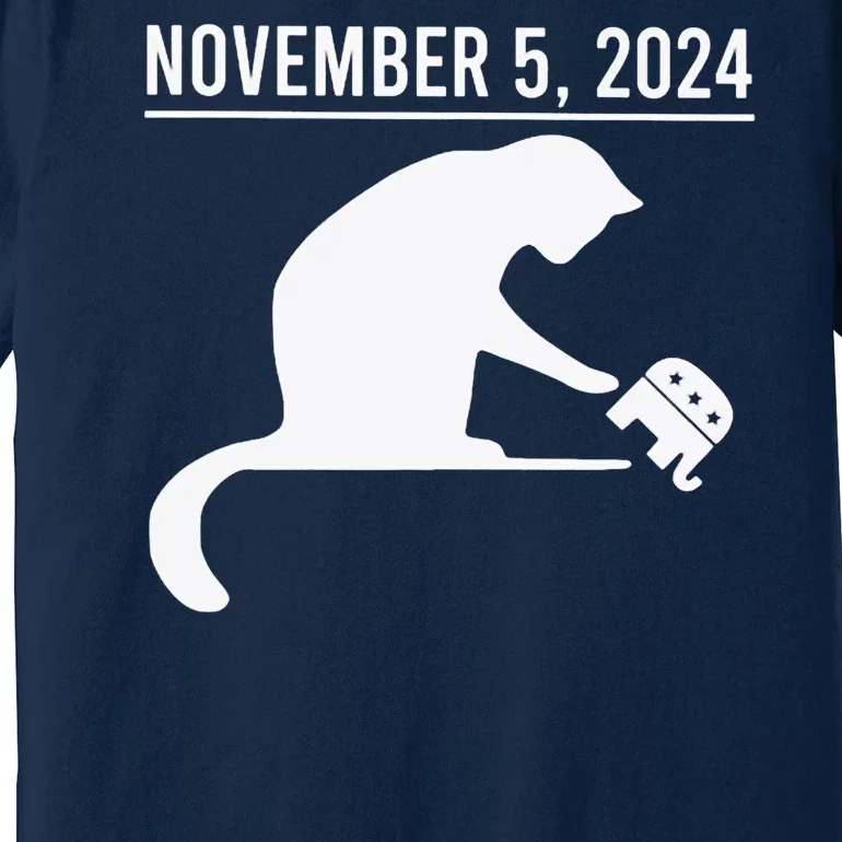 November 5th 2024 Political Big Cat Small Elephant Premium T-Shirt