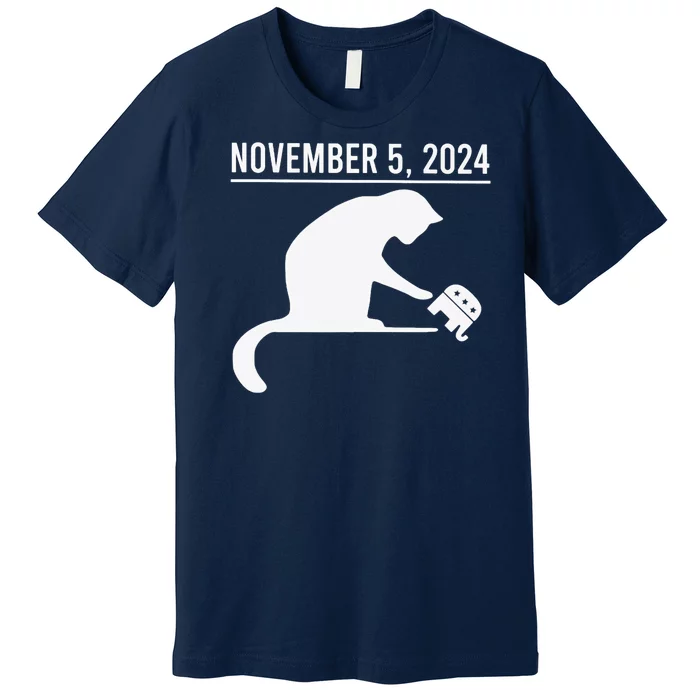 November 5th 2024 Political Big Cat Small Elephant Premium T-Shirt