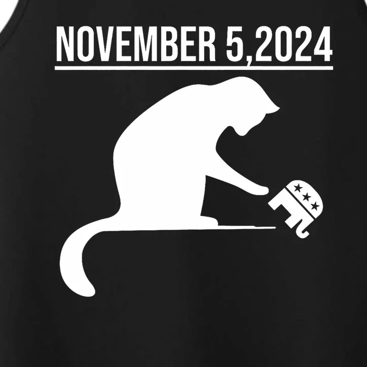 November 5 2024 The Revenge Of The Cat Ladies Cats Kamala Performance Tank