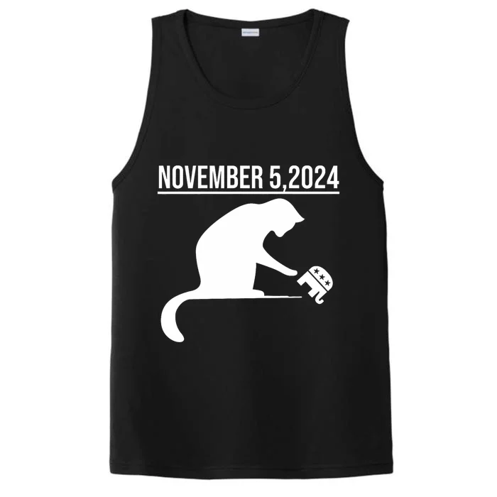 November 5 2024 The Revenge Of The Cat Ladies Cats Kamala Performance Tank