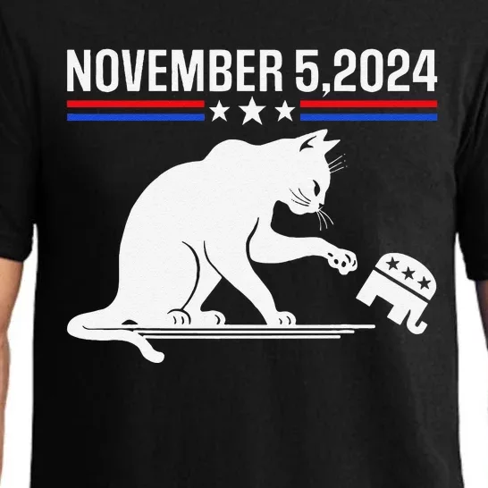 November 5 2024 The Revenge Of The Cat Ladies Meme Kamala Pajama Set