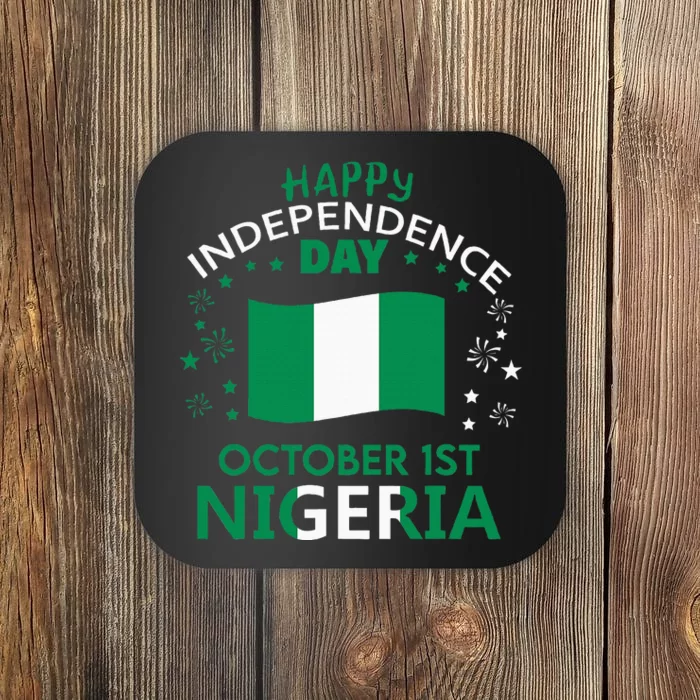 Nigeria 64th Independence Day Nigerian Pride Nigeria Flag Coaster