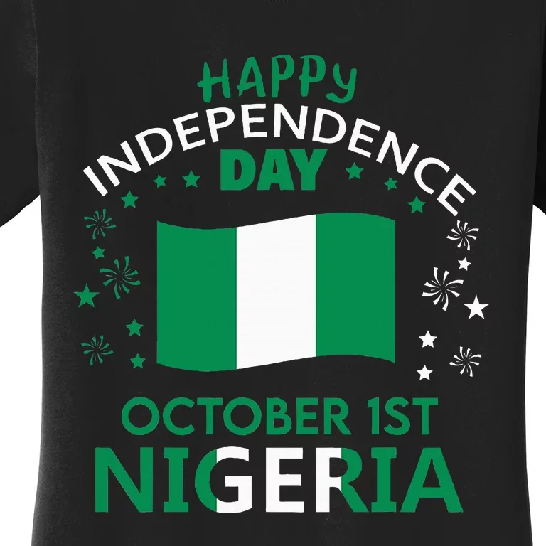 Nigeria 64th Independence Day Nigerian Pride Nigeria Flag Women's T-Shirt