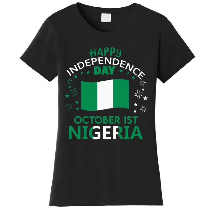 Nigeria 64th Independence Day Nigerian Pride Nigeria Flag Women's T-Shirt