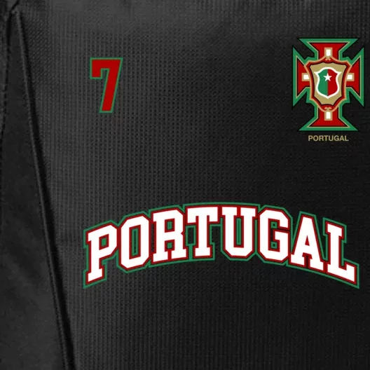 Number 7 Portugal Soccer Jersey Portuguese Football Men Women City Backpack