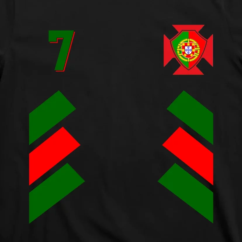 Number 7 Portugal Soccer Jersey Portuguese Football Men Women T-Shirt