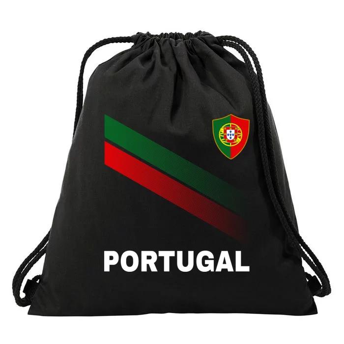 Number 7 Portugal Soccer Jersey Portuguese Football Men Women Drawstring Bag