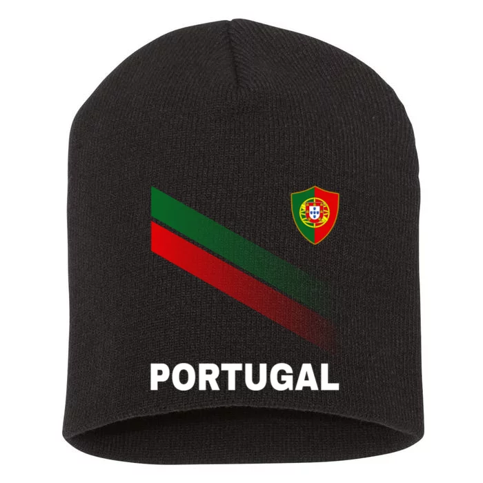 Number 7 Portugal Soccer Jersey Portuguese Football Men Women Short Acrylic Beanie