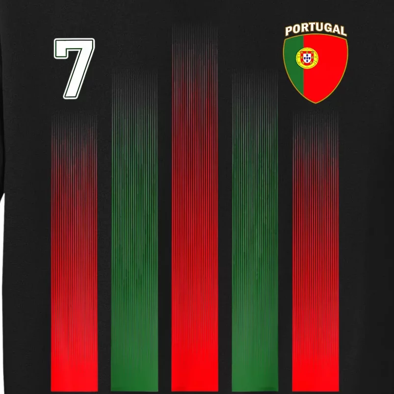 Number 7 Portugal Soccer Jersey Portuguese Football Men Women Sweatshirt