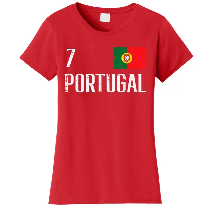 Portugal Number 7 Portuguese Soccer T-Shirt