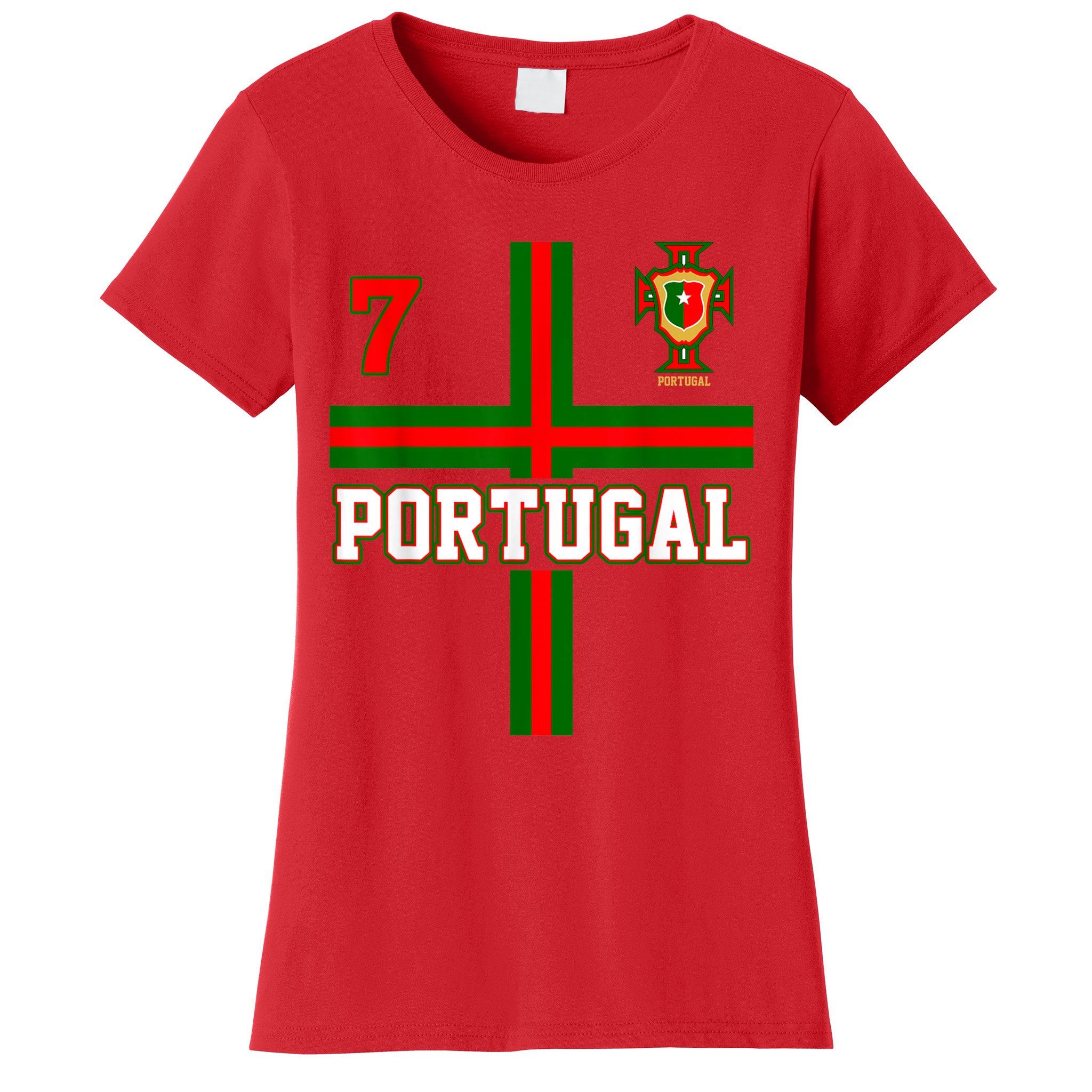 Flag of Portugal Women's Football Jersey