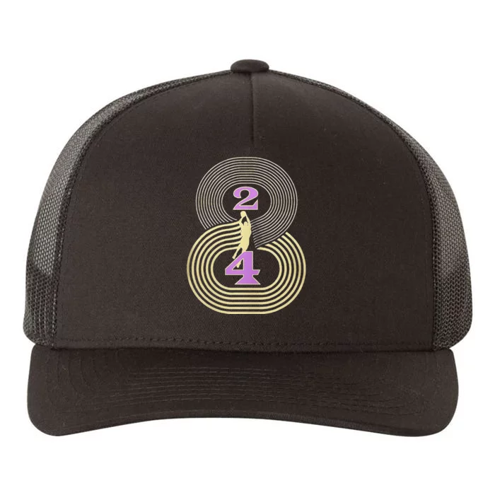 Number 8 And 24 Basketball Sport Memorial Yupoong Adult 5-Panel Trucker Hat