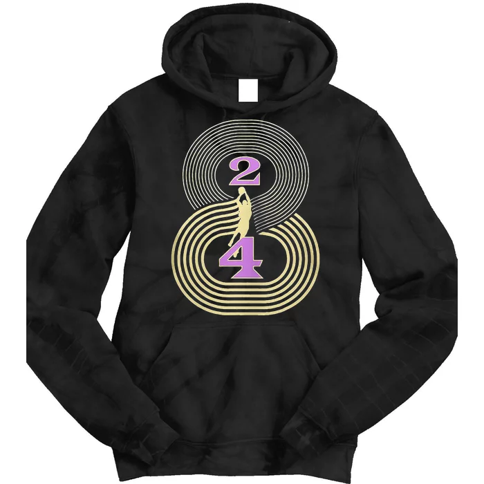 Number 8 And 24 Basketball Sport Memorial Tie Dye Hoodie