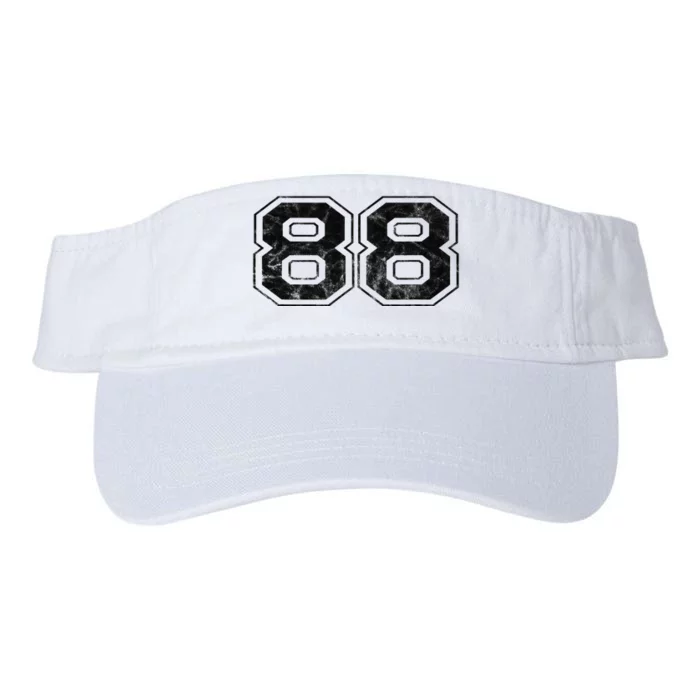 Number 88 Valucap Bio-Washed Visor