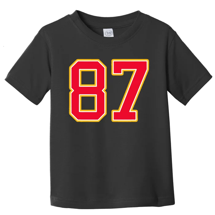 Number 87 Toddler T-Shirt