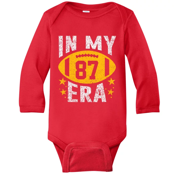 Number #87 Baby Long Sleeve Bodysuit