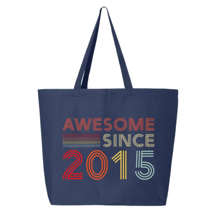 Nine 9yr Bday Son Boy Funny 2015 9th 9 Year Old Birthday 25L Jumbo Tote