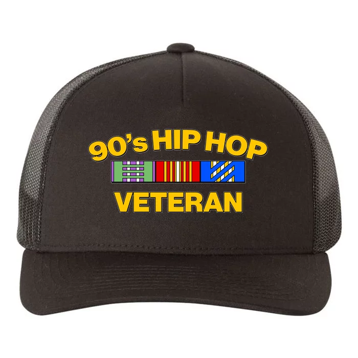 Nineties 90s Hip Hop Veteran Yupoong Adult 5-Panel Trucker Hat