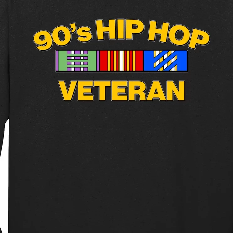 Nineties 90s Hip Hop Veteran Long Sleeve Shirt