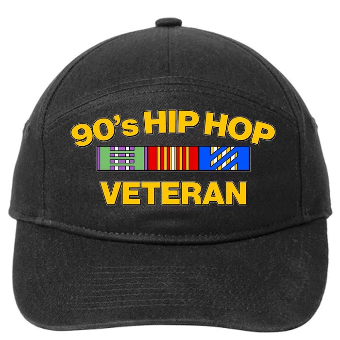 Nineties 90s Hip Hop Veteran 7-Panel Snapback Hat