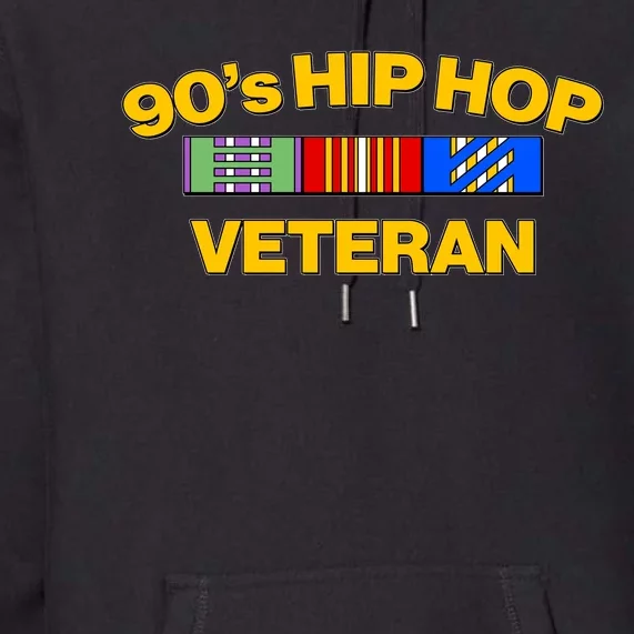 Nineties 90s Hip Hop Veteran Premium Hoodie