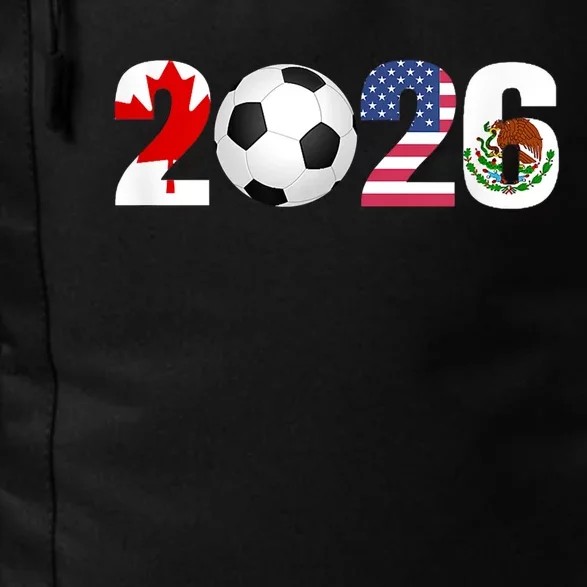 North America 2026 Football | Canada Usa Mexico Soccer Daily Commute Backpack