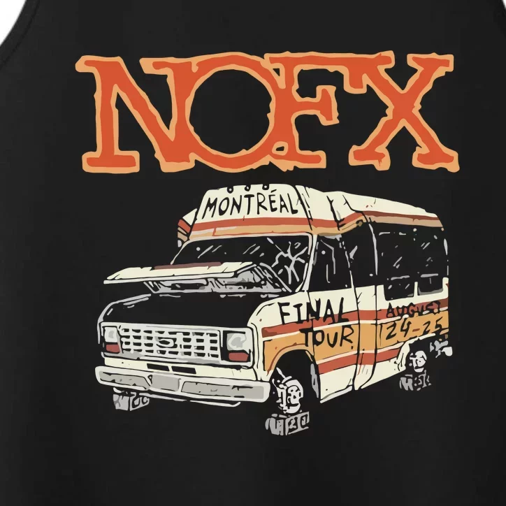 Nofx August 2425 2024 Parc Olympique In Montreal Qc Performance Tank