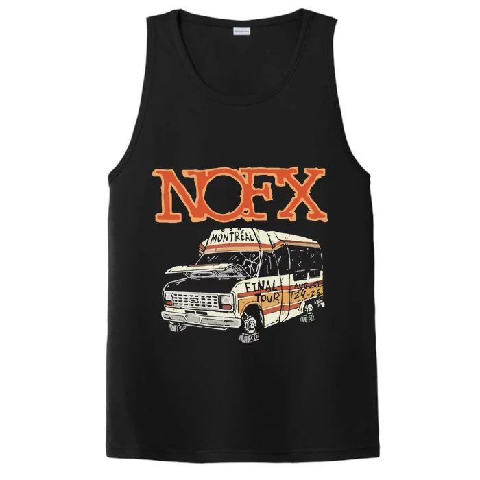 Nofx August 2425 2024 Parc Olympique In Montreal Qc Performance Tank