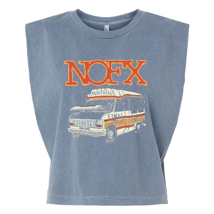 Nofx August 2425 2024 Parc Olympique In Montreal Qc Garment-Dyed Women's Muscle Tee